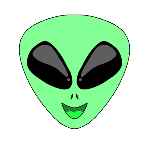 sticker aliens
