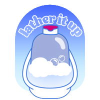 Body Wash Sticker by eos Products