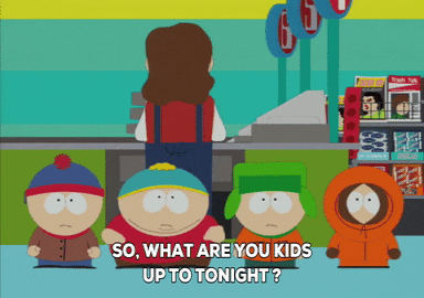 eric cartman snacks GIF by South Park 