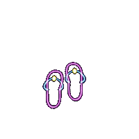 hautestockco summer neon sandals flipflops Sticker