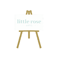 LittleRoseArts artist painting paint canvas Sticker