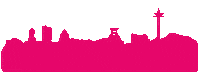 Pink Skyline Sticker by Stadtwerke Essen