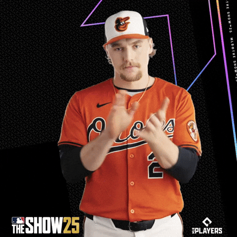 Baltimore Orioles Clap GIF by MLB The Show