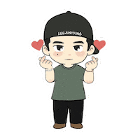 Heart Leejunyoung Sticker