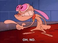 nicksplat ren and timpy GIF