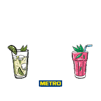 METRO_oesterreich wow like cheers metro Sticker