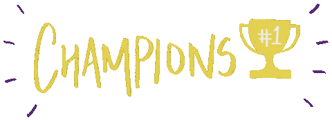Champions Winning Sticker by Bengaluru Raptors