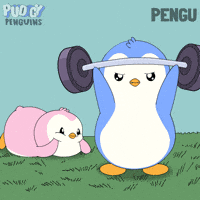 I Love You Fitness GIF by Pudgy Penguins