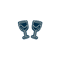 Tenderling party cheers relax wine Sticker