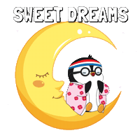 Tired Good Night Sticker by Pudgy Penguins
