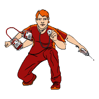 Hero Toni Sticker by inMyWELT
