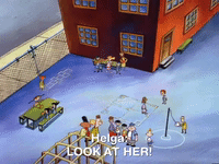 hey arnold nick splat GIF