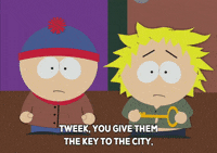 stan marsh wink GIF by South Park 