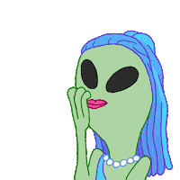 Area 51 Love Sticker by Holler Studios