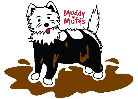 Dog Mud Sticker by Muddy Mutts