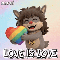 Rainbow Love GIF