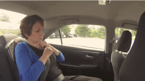 car catching breath GIF