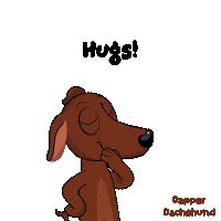 Dog Hug Sticker by VeeFriends