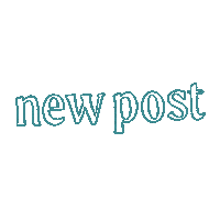 New Post Decorate Sticker