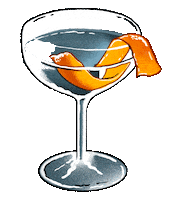 Dry Martini Drinks Sticker