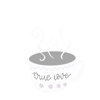 True Love Coffee Sticker