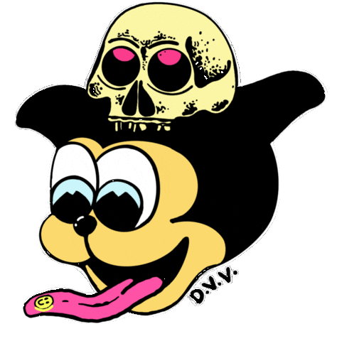 Skull Tab Sticker