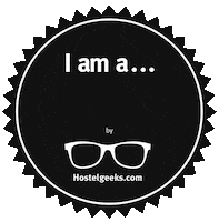 hostels hostellife Sticker