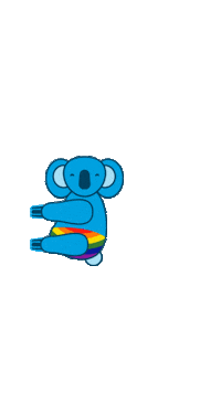 mardi gras rainbow Sticker by ANZ