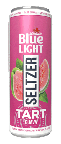 Blue Light Drink Sticker by LabattUSA