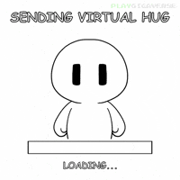 Cheer Up Hug GIF by Playgigaverse