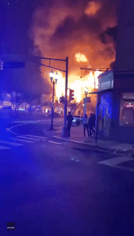 Luxury Complex Destroyed as Fire Tears Through Buildings in New Jersey Town