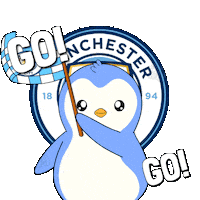 Manchester City Football Sticker by Pudgy Penguins