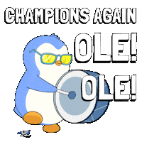 Penguin Win Sticker by Pudgy Penguins
