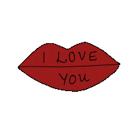 I Love You Sticker