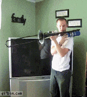 point trumpet GIF