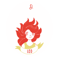 Leo Astrology Sticker