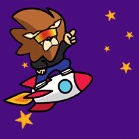 To The Moon Crypto GIF by Loaded Lions