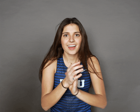 Celebration Clap GIF by BYU Cougars