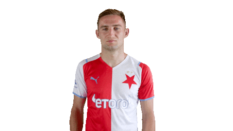 Happy Football Sticker by SK Slavia Praha