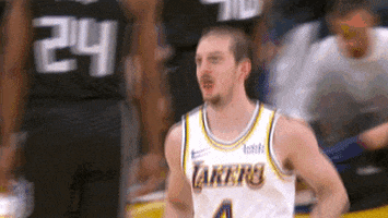 High Five Los Angeles Lakers GIF by NBA