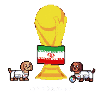 World Cup Iran Sticker by HotDogs