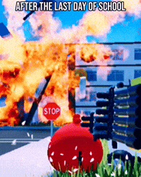 Angry Bird School GIF