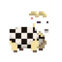 Goat Board Sticker by Subpixel Studios