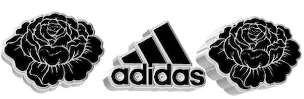 rose adidas STICKER by AnimatedText
