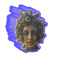 Greek Mythology Medusa Sticker by Marc Leone