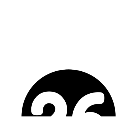 Number Blanco Sticker