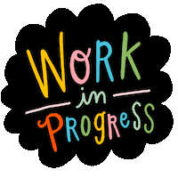 Art Working Sticker by Linzie Hunter