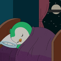Tired Good Night GIF by Abster