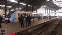 Police in Paris Approach Man Leaving Train Without Face Mark as Restrictions Lifted