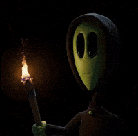 Torch Light Fire GIF by Lonely Aliens